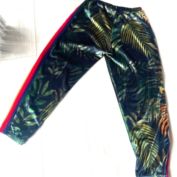 Aviator Nation “Wild Jungle Tiger” Velvet Track Pants NWT - Picture 3 of 12
